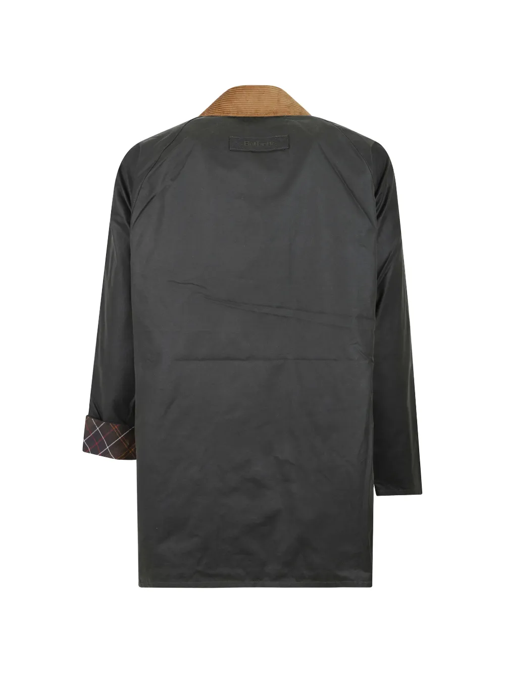 Barbour Beaufort jas met ribfluwelen kraag Groen