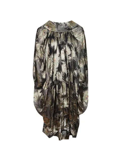 ZIMMERMANN Ascent Burnout peacock-print top