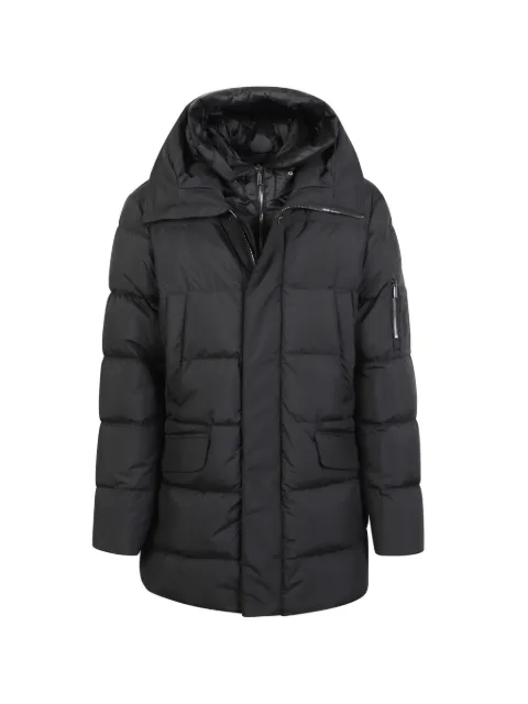 Moorer quilted hooded jacket