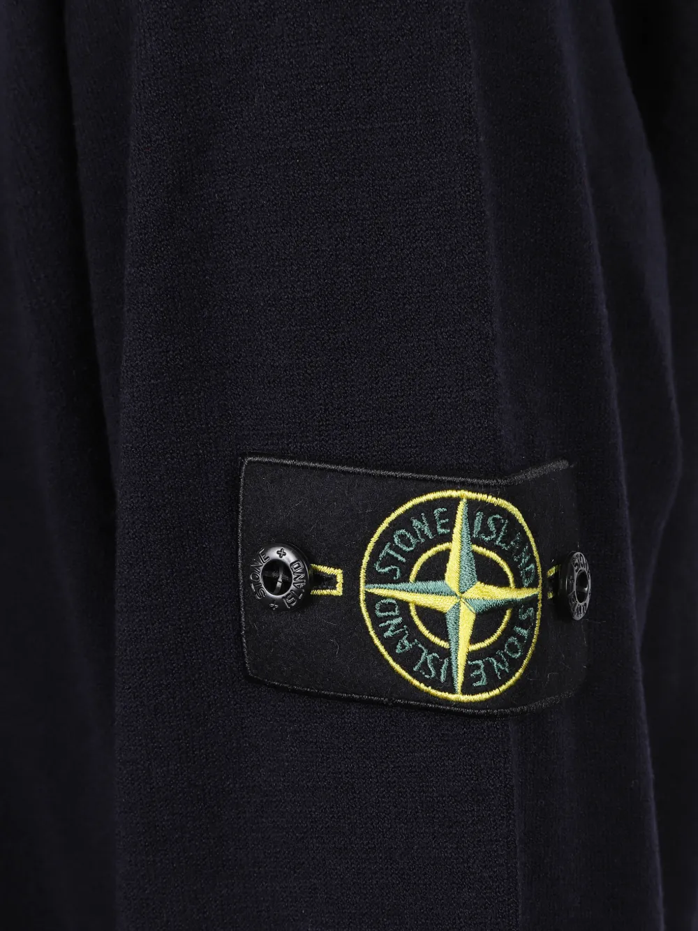 Stone Island 5100008 stretch RWS wollen trui Blauw