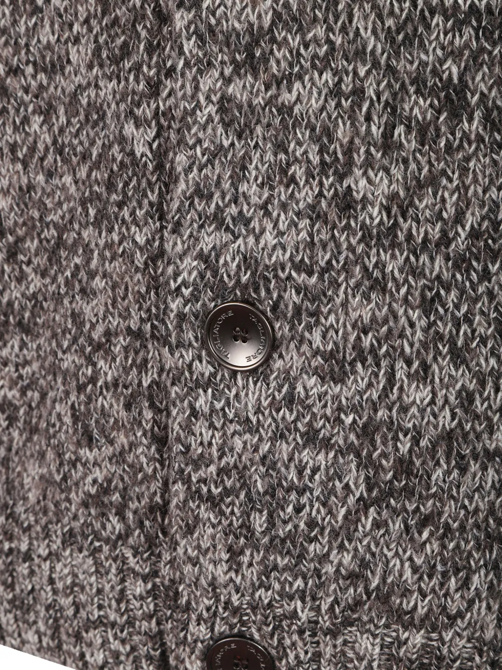 Tagliatore marl-knit shawl-collar cardigan Bruin