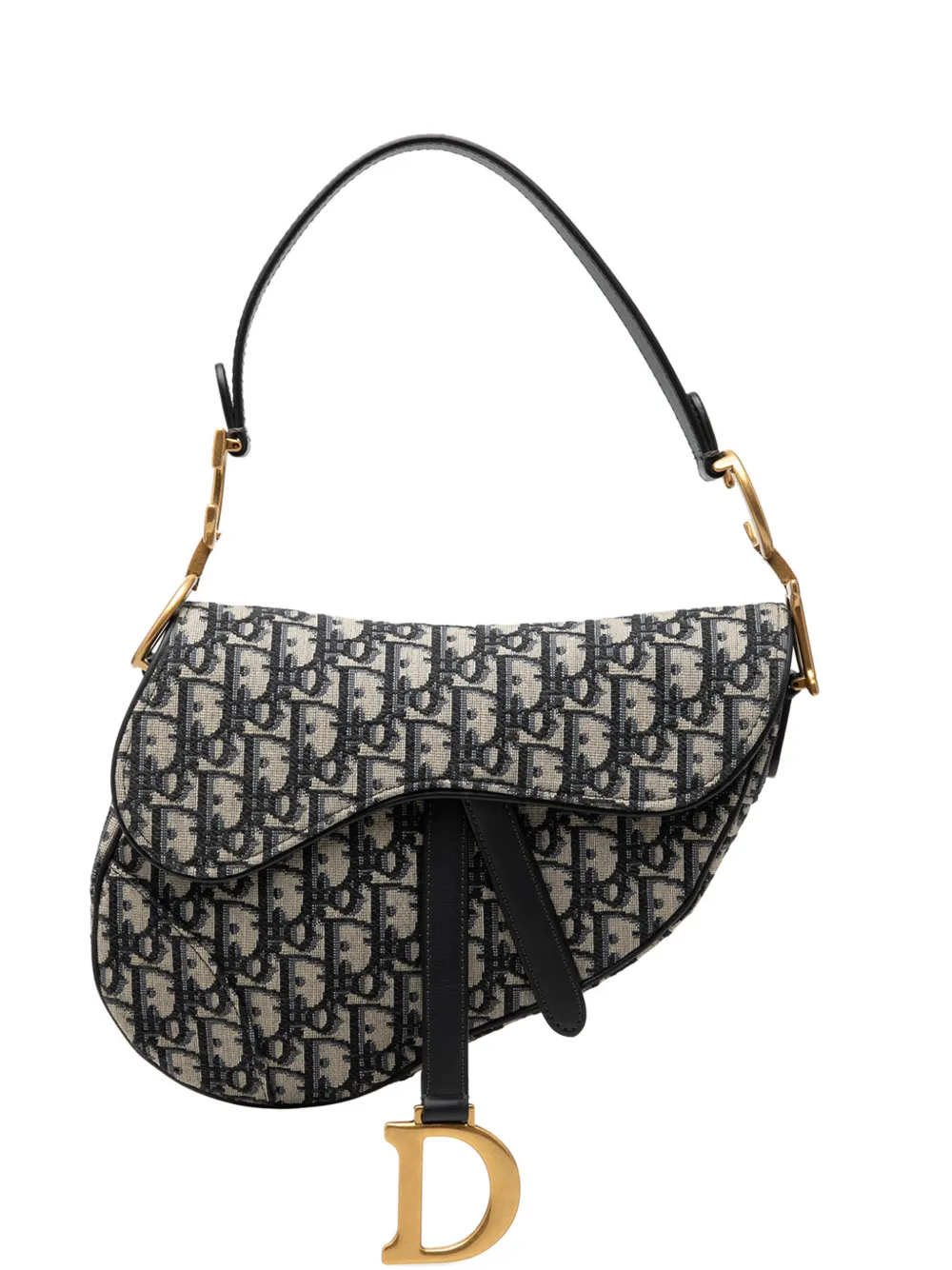 Christian Dior Pre-Owned 2020 Oblique Satchel-Tasche aus Canvas - Blau