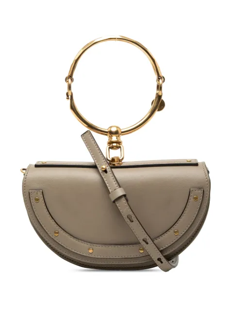 Chloé Pre-Owned 2018 Mini Calfskin Nile Bracelet satchel