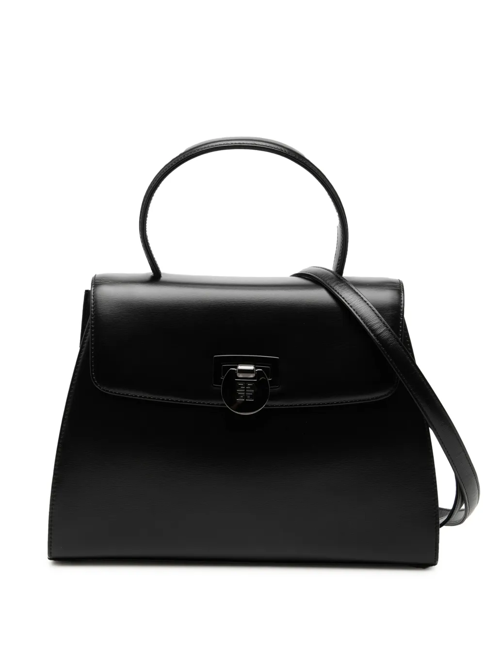 Givenchy Pre-Owned 1990-2000 Smooth Calfskin Borodia satchel - Nero