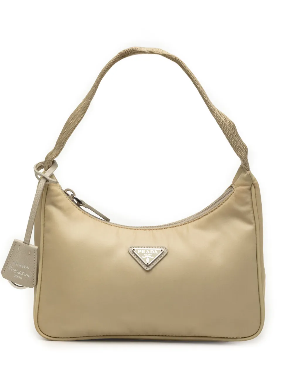 Prada Pre-Owned 2019-2026 Mini Tessuto Re Edition 2000 shoulder bag - Toni neutri