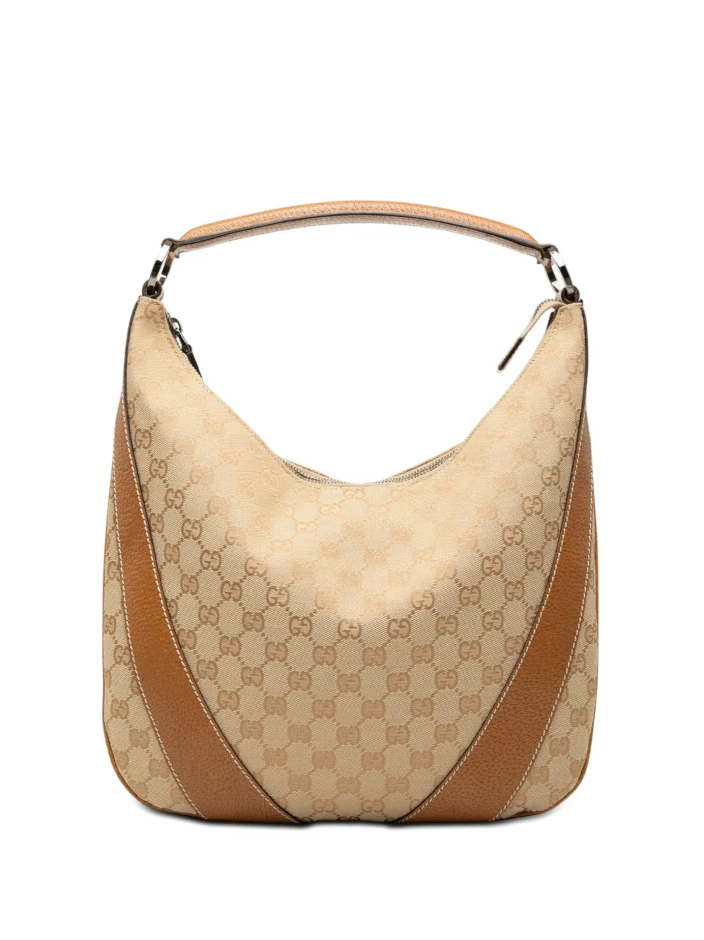 Gucci Pre-Owned 2000-2015 GG Canvas hobo bag - Marrone