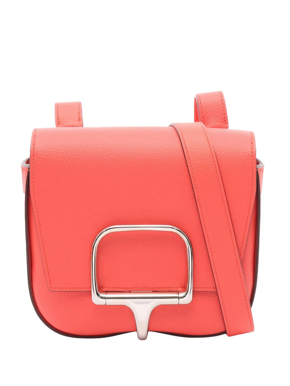 Hermès Pre-Owned 2021-2026 Mini Epsom Della Cavalleria crossbody bag - Rosso