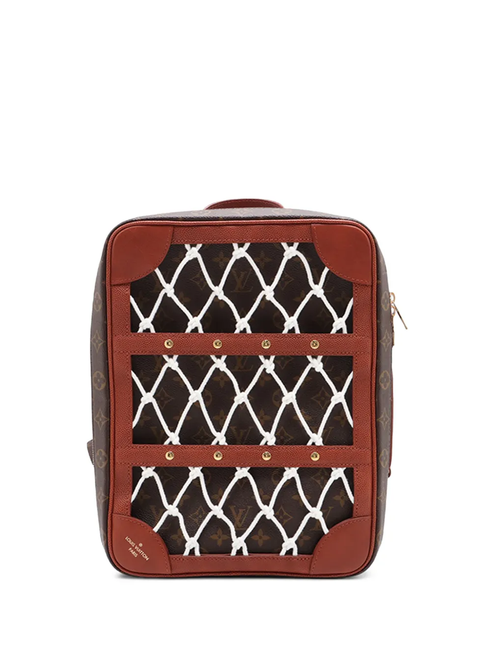 Louis Vuitton Pre-Owned 2021 NBA Monogram Shoe Box backpack - Marrone