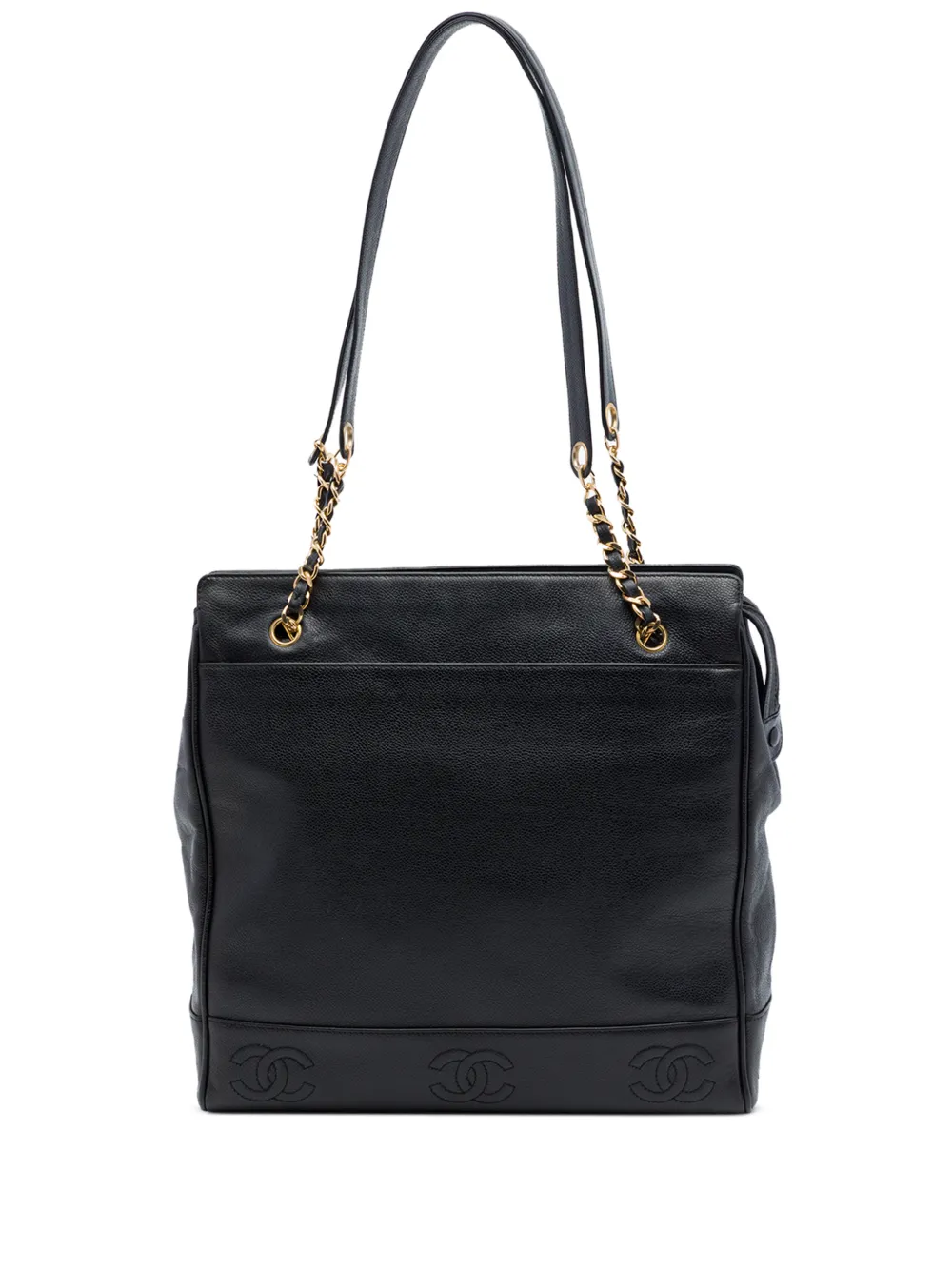 CHANEL Pre-Owned 1994-1996 Triple CC Caviar tote bag - Nero