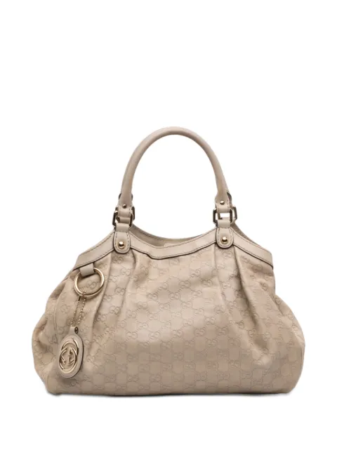 Gucci Pre-Owned 2016-2026 mittelgroße Guccissima Sukey Tote Bag