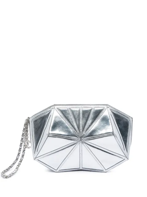 CHANEL Pre-Owned metallisk Midnight Swim clutch i lammeskind fra 2012