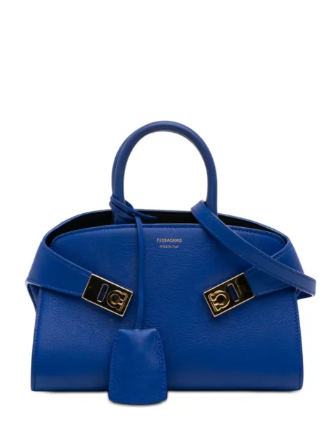 Ferragamo Pre-Owned 2000-2026 Calfskin Hug Handbag XS satchel
