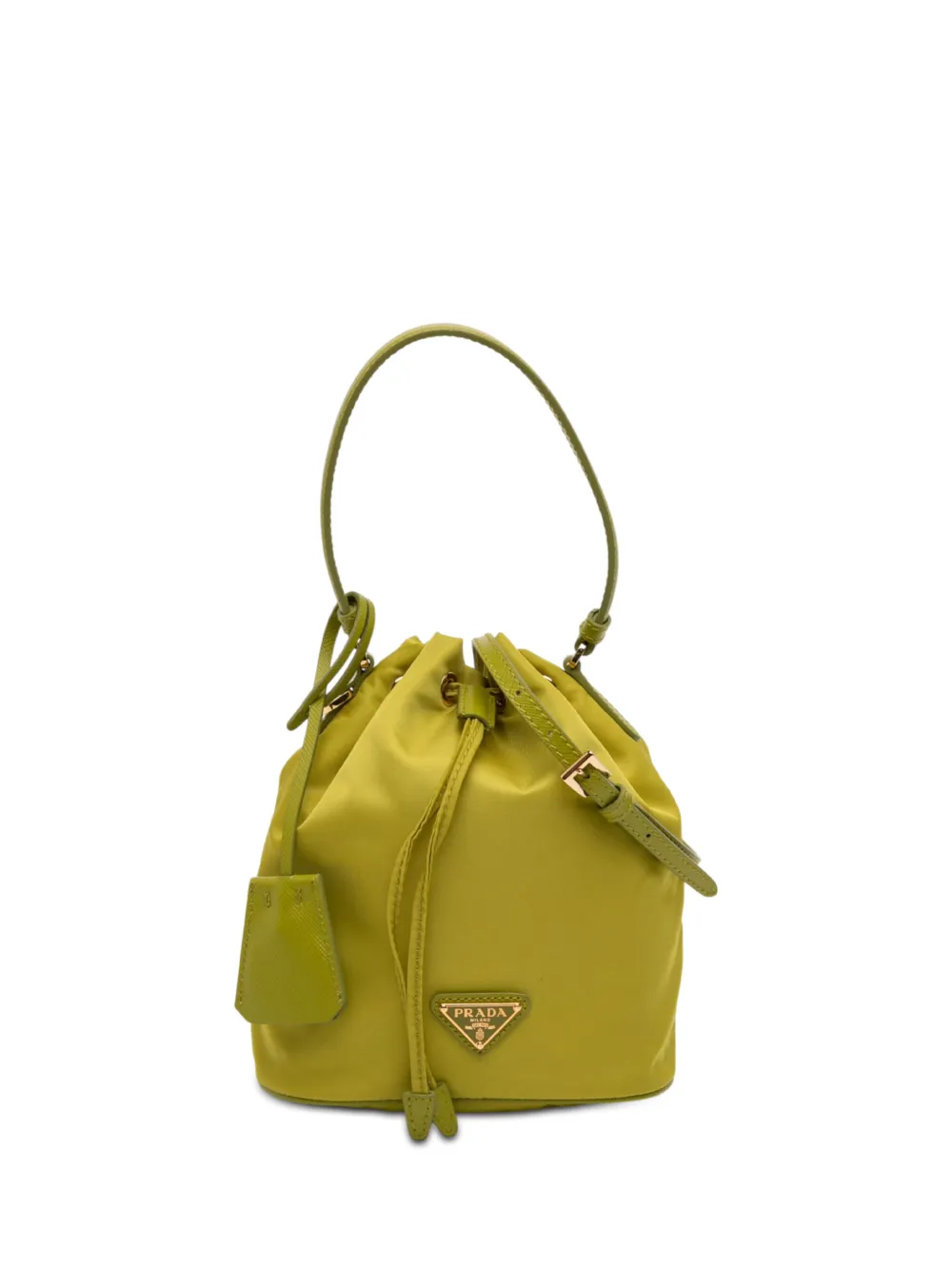 Prada Pre-Owned 2013-2026 Mini Re Nylon Re Edition 1978 Bucket Bag satchel - Verde