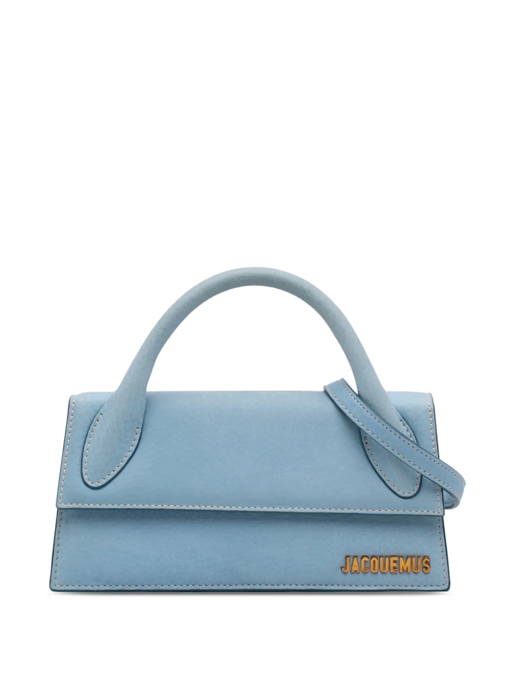 Jacquemus Pre-Owned 2000-2026 Nubuck Leather Le Chiquito Long satchel - Blu