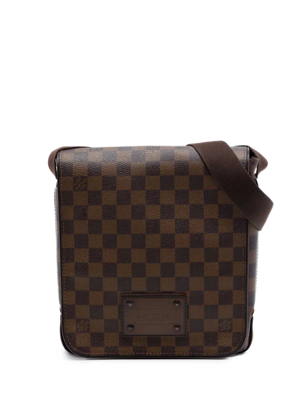 Louis Vuitton Pre-Owned 2010 Damier Ebene Brooklyn PM crossbody bag - Marrone