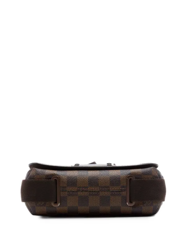 Louis Vuitton Pre-Owned 2010s ダミエ エベヌ ブルックリン PM 
