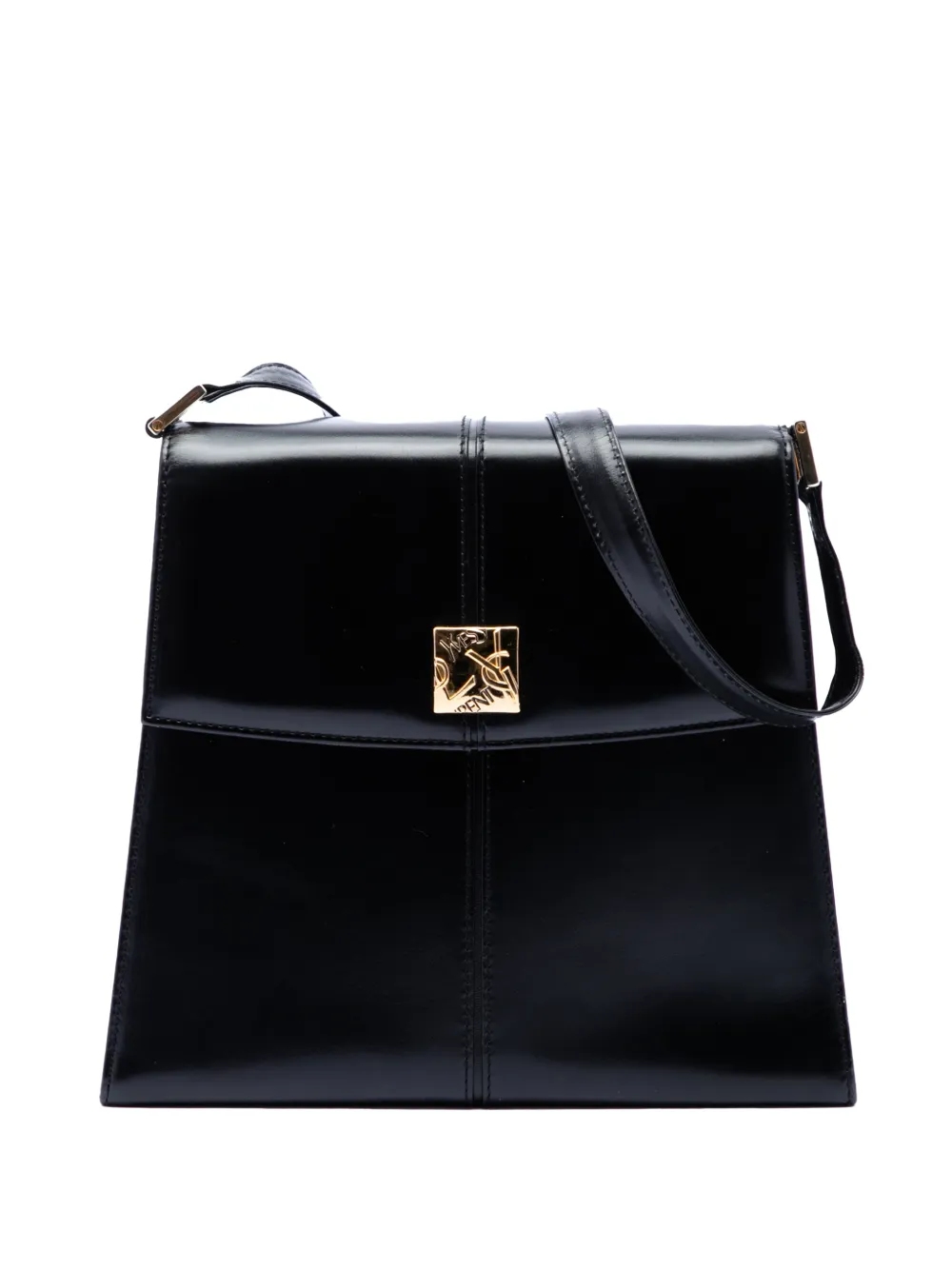 Saint Laurent Pre-Owned 20th Century Leather Monogram crossbody bag - Nero