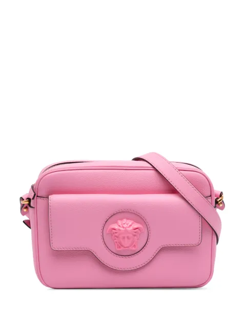Versace Pre-Owned bandolera La Medusa de piel de becerro granulada 2010-2026