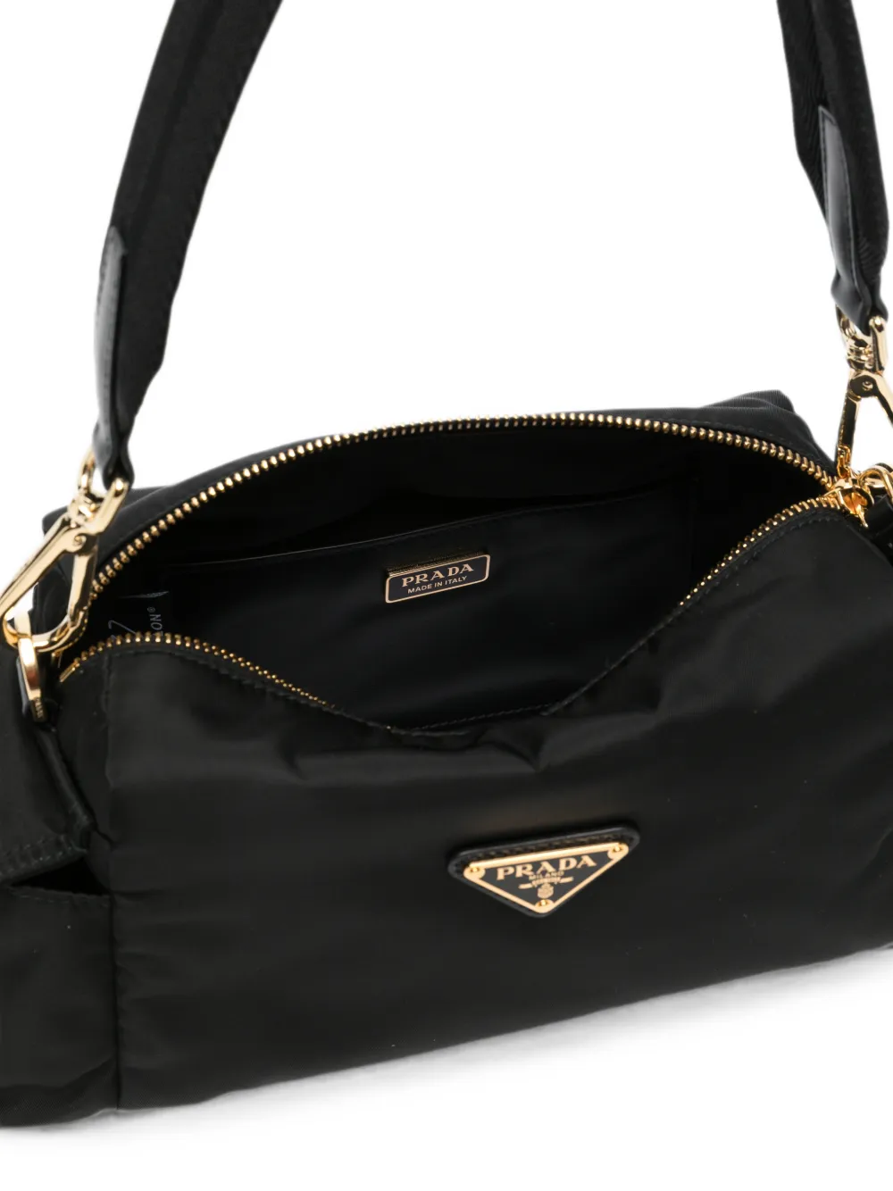 Prada Re-Nylon schoudertas Zwart