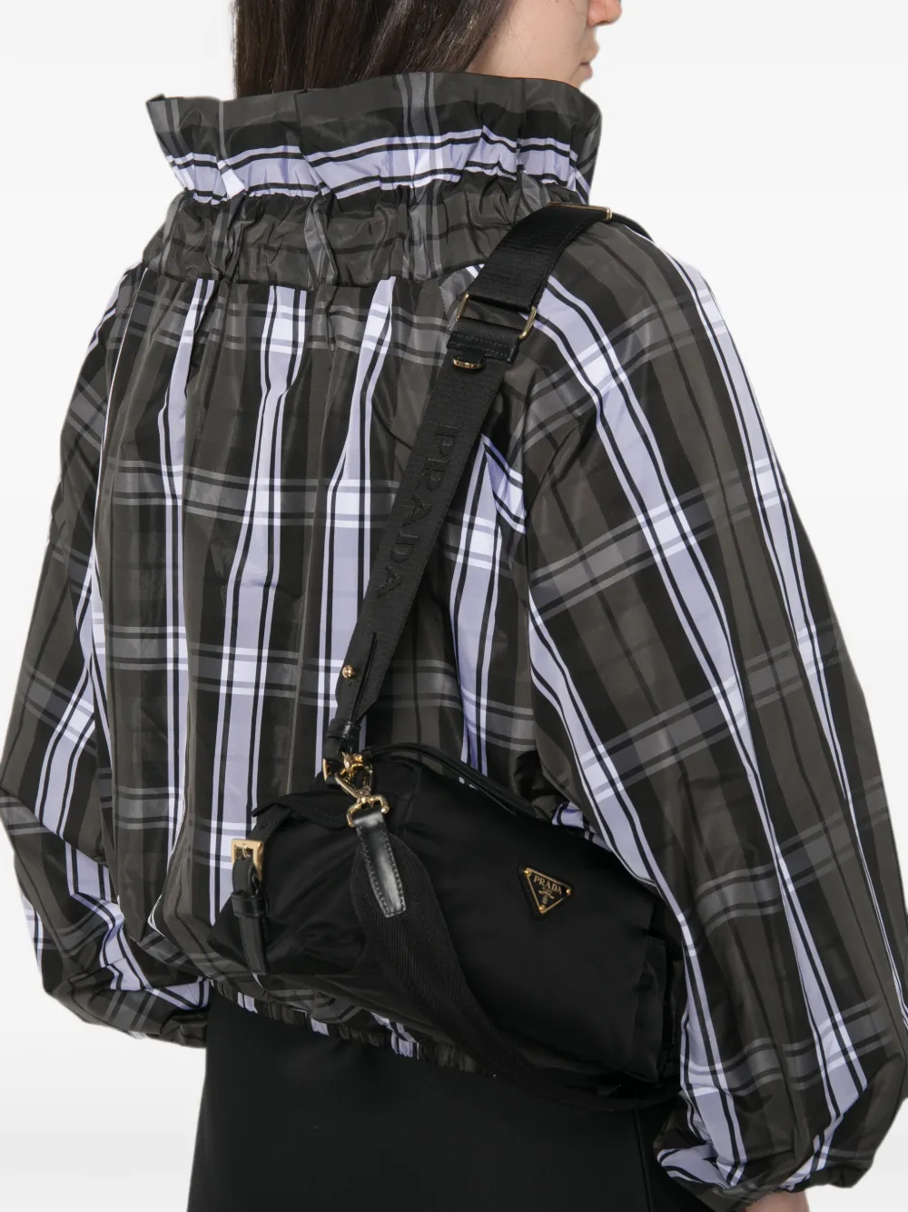 Prada Re-Nylon schoudertas Zwart