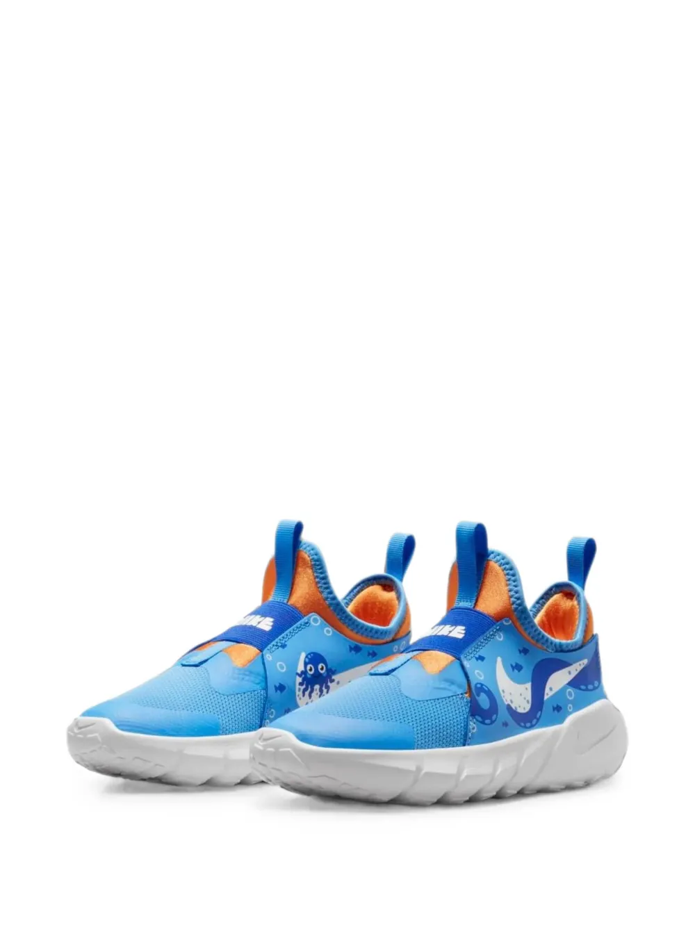 Nike Kids Lil Flex Runner 2 PS octopus-print sneakers Blauw