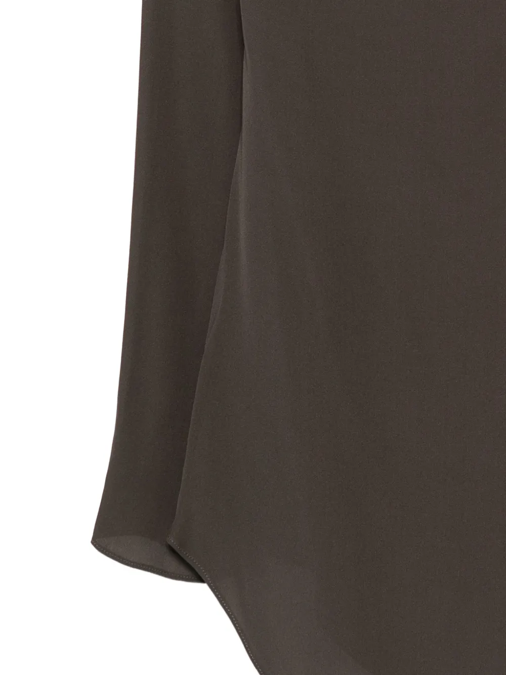 RUOHAN Blouse met strik Bruin