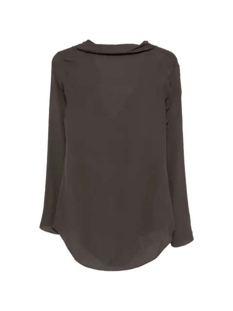 RUOHAN pussy-bow long-sleeve blouse