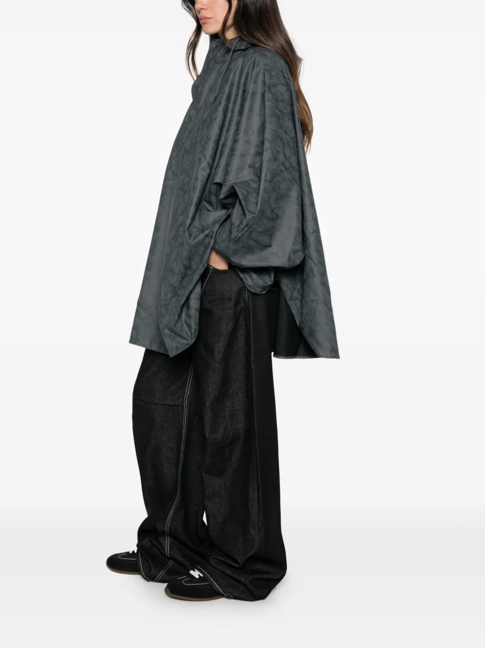 Rains Cape W3 coat Grijs