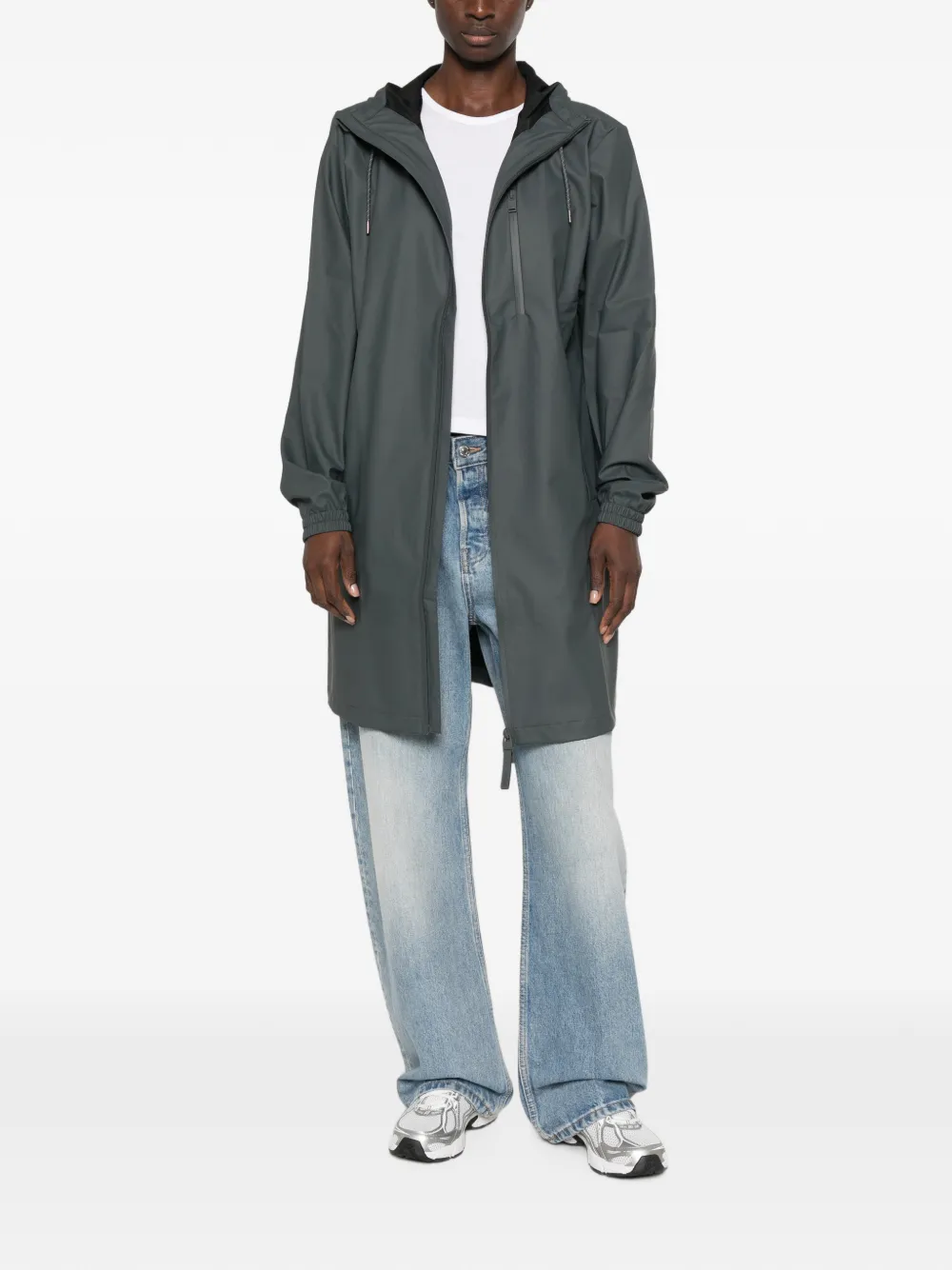 Rains Storm Breaker jas met capuchon Grijs