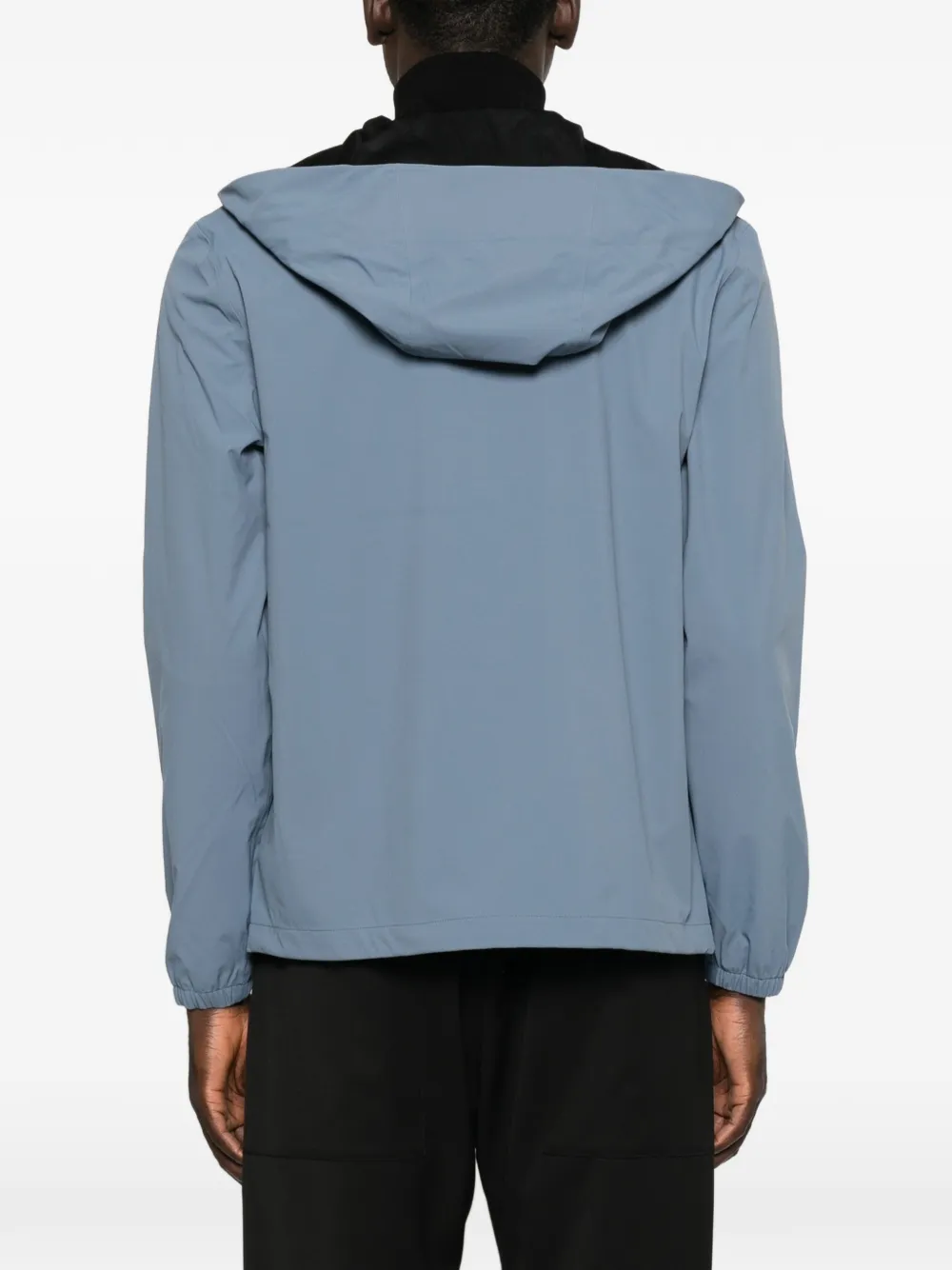 Rains Suva Hardshell jack met rits Blauw