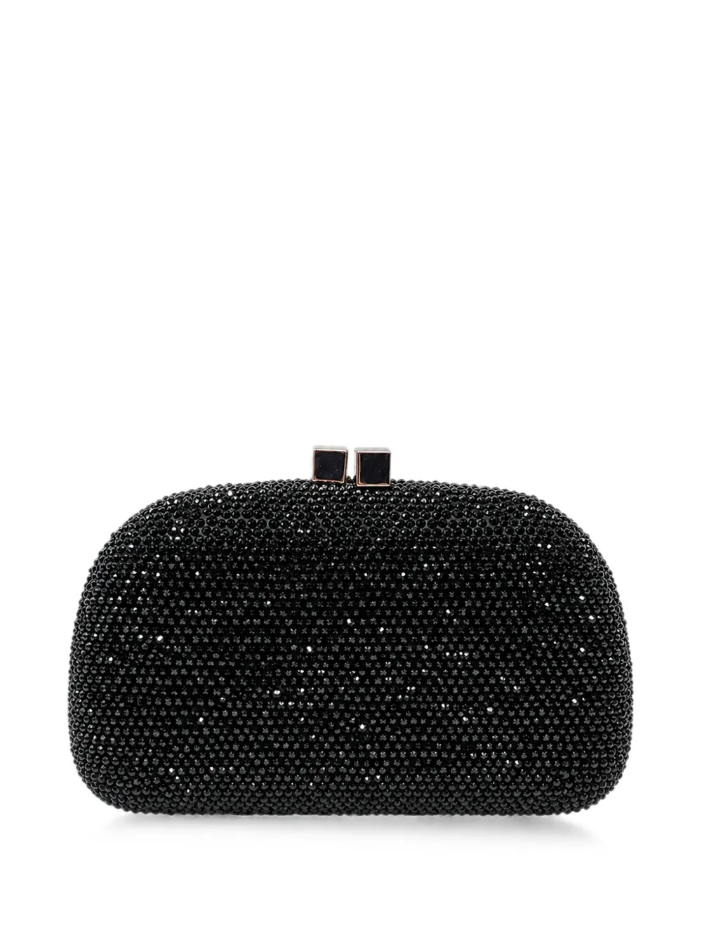 SERPUI Mia crystal-embellished clutch bag - Nero