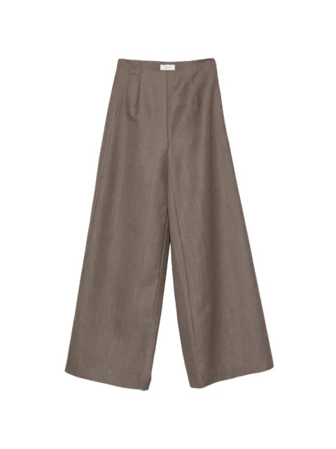 RUOHAN pleat wool palazzo pants