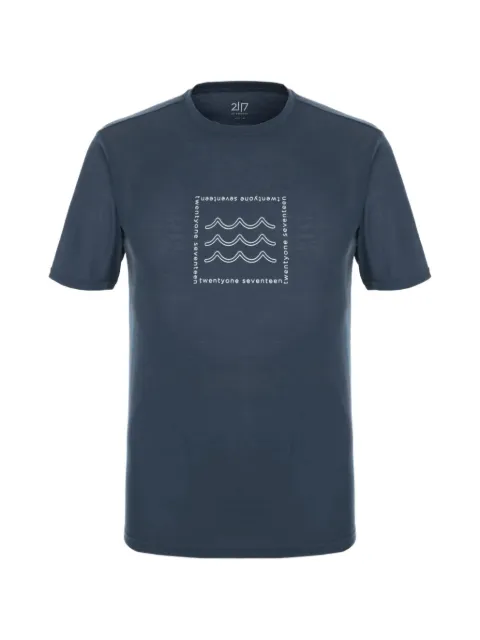 2117 of Sweden playera Tista con cuello redondo y estampado gráfico
