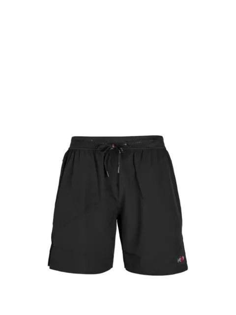 I-EXE drawstring-waist panelled shorts