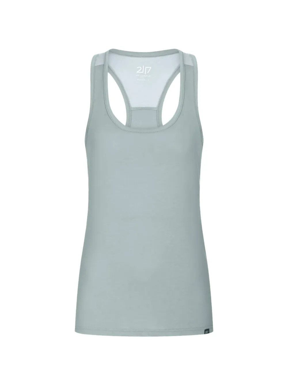 2117 of Sweden Almo Merino Tanktop mit Racerback - Grau