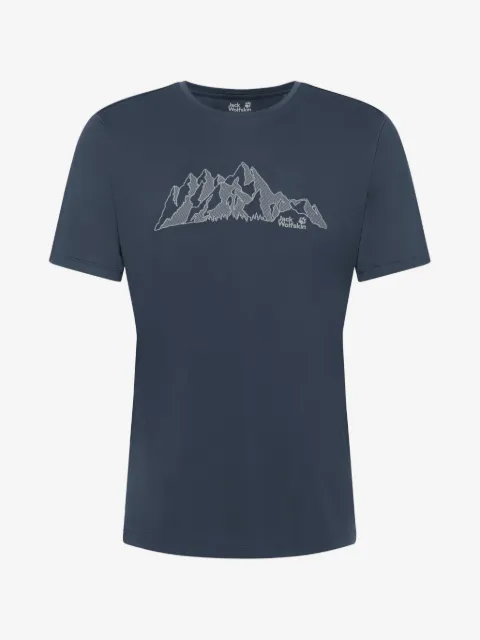 JACK WOLFSKIN T-Shirt mit Peak Graphic-Print