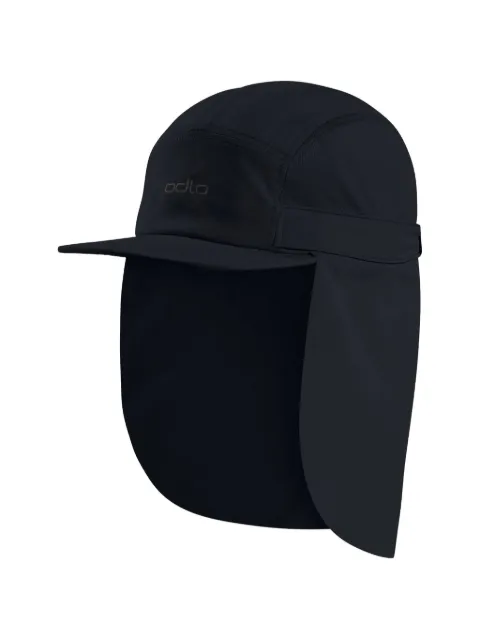 ODLO panelled neck-flap cap