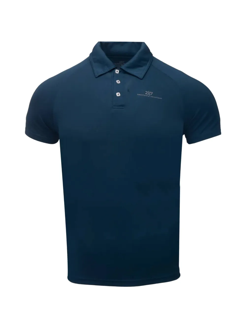 2117 of Sweden Fröseke logo-print raglan-sleeve polo shirt - Blu