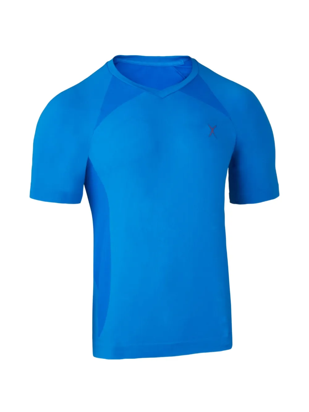 I-EXE panelled-design raglan-sleeve T-shirt - Blau