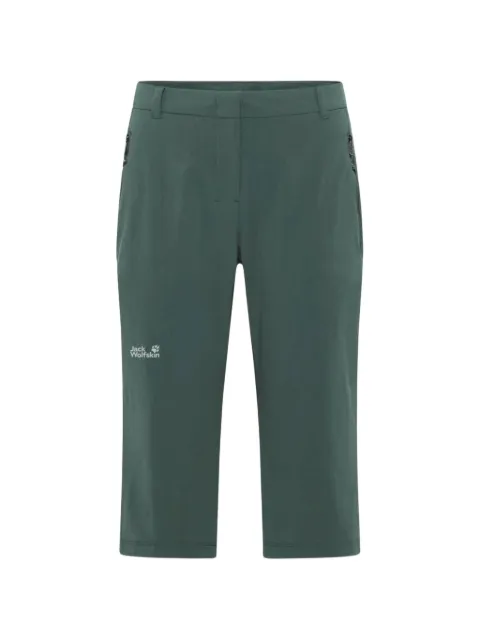 JACK WOLFSKIN Hikeout 3/4 logo-print trousers