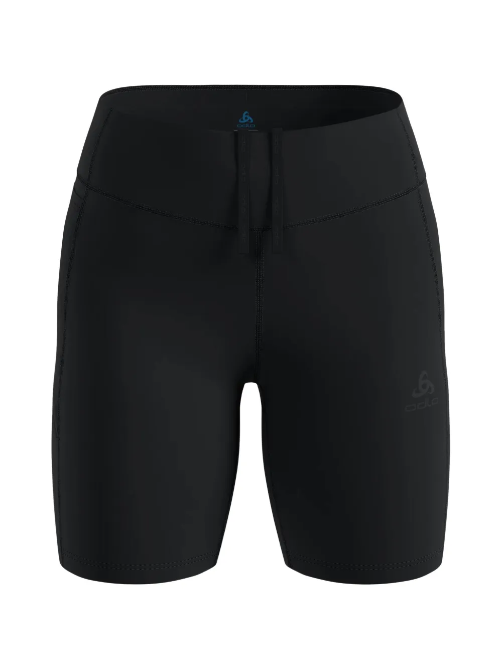 ODLO logo-print drawstring shorts - Black