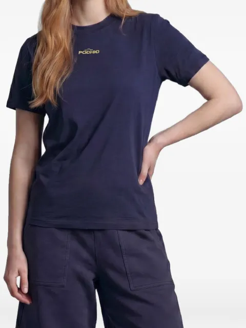 PODHIO logo-embroidered T-shirt
