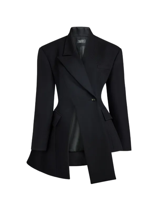 A.W.A.K.E. Mode Asymmetric Volume Jacket in Black