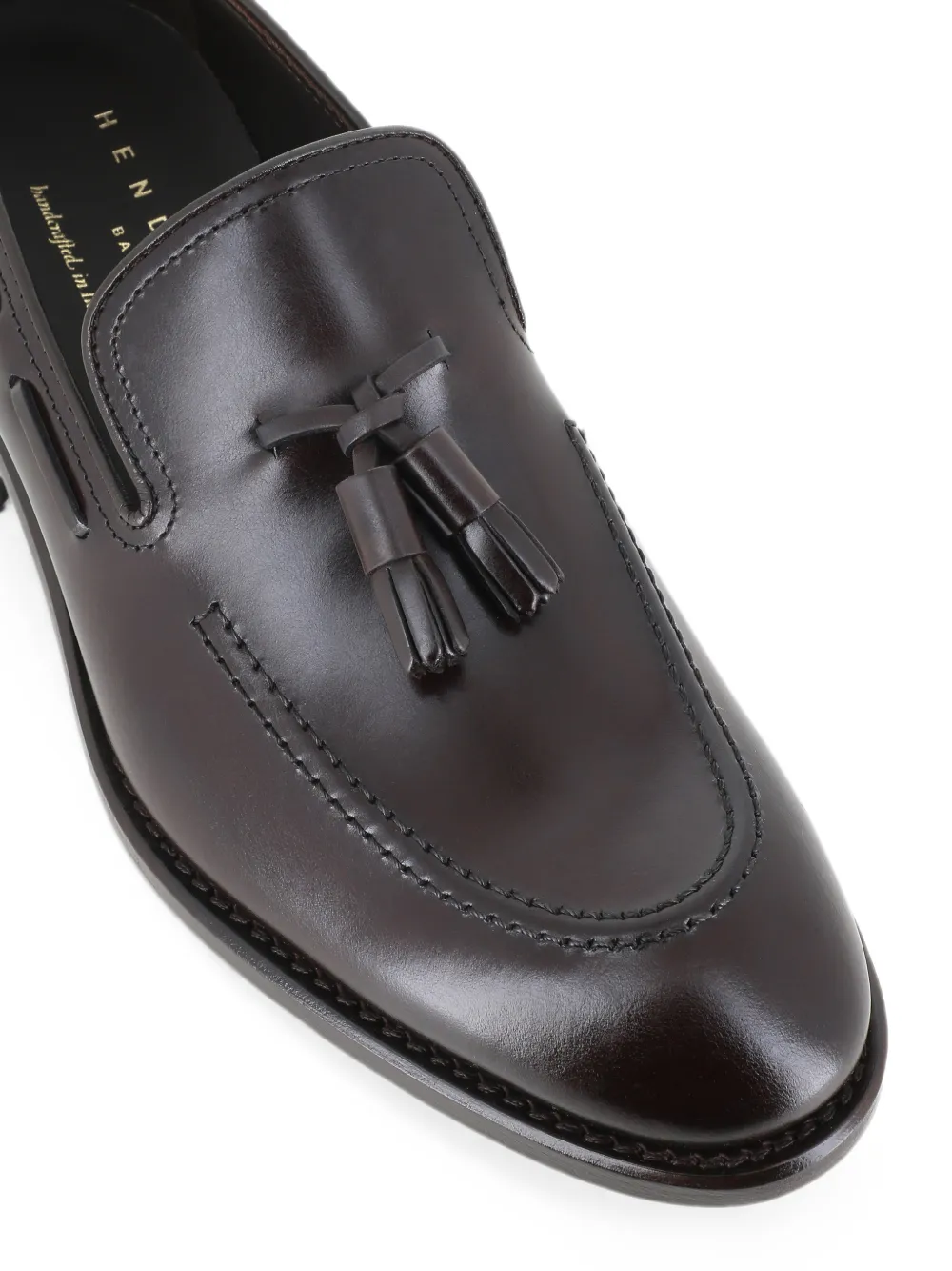 Henderson Baracco tassel leather loafers Bruin
