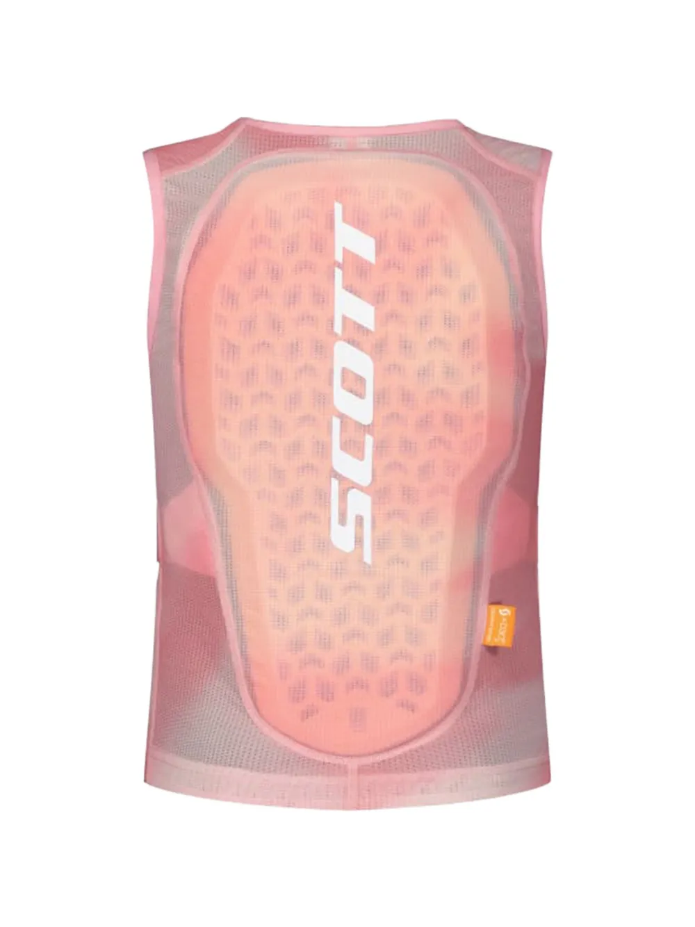 SCOTT Gewatteerde top met mesh vlak Roze