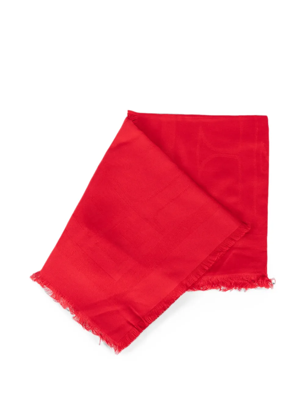 Elisabetta Franchi Viscose en modal foulard sjaal Rood