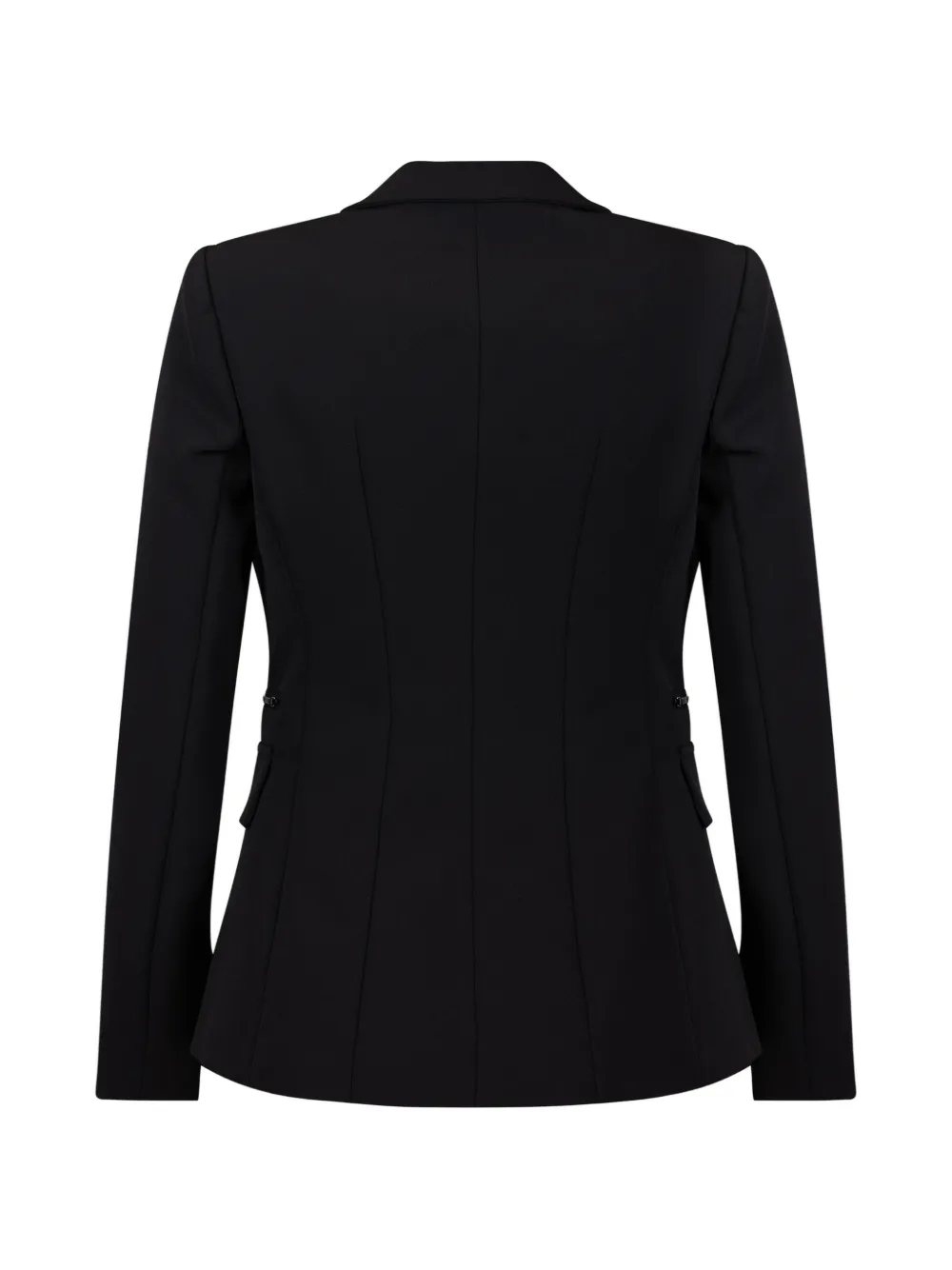 Elisabetta Franchi Colbert met gekerfde revers Zwart