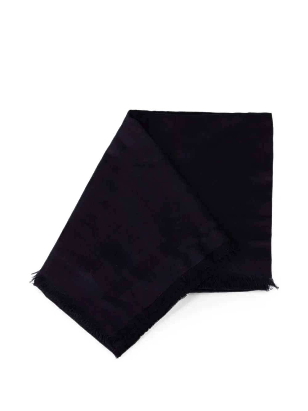 Elisabetta Franchi frayed-edge scarf - Nero