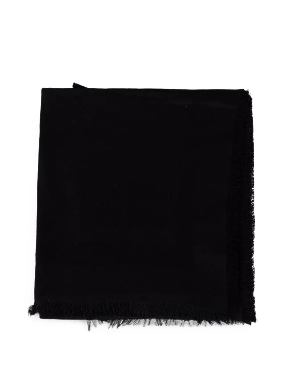 Elisabetta Franchi Sjaal met logo jacquard Zwart