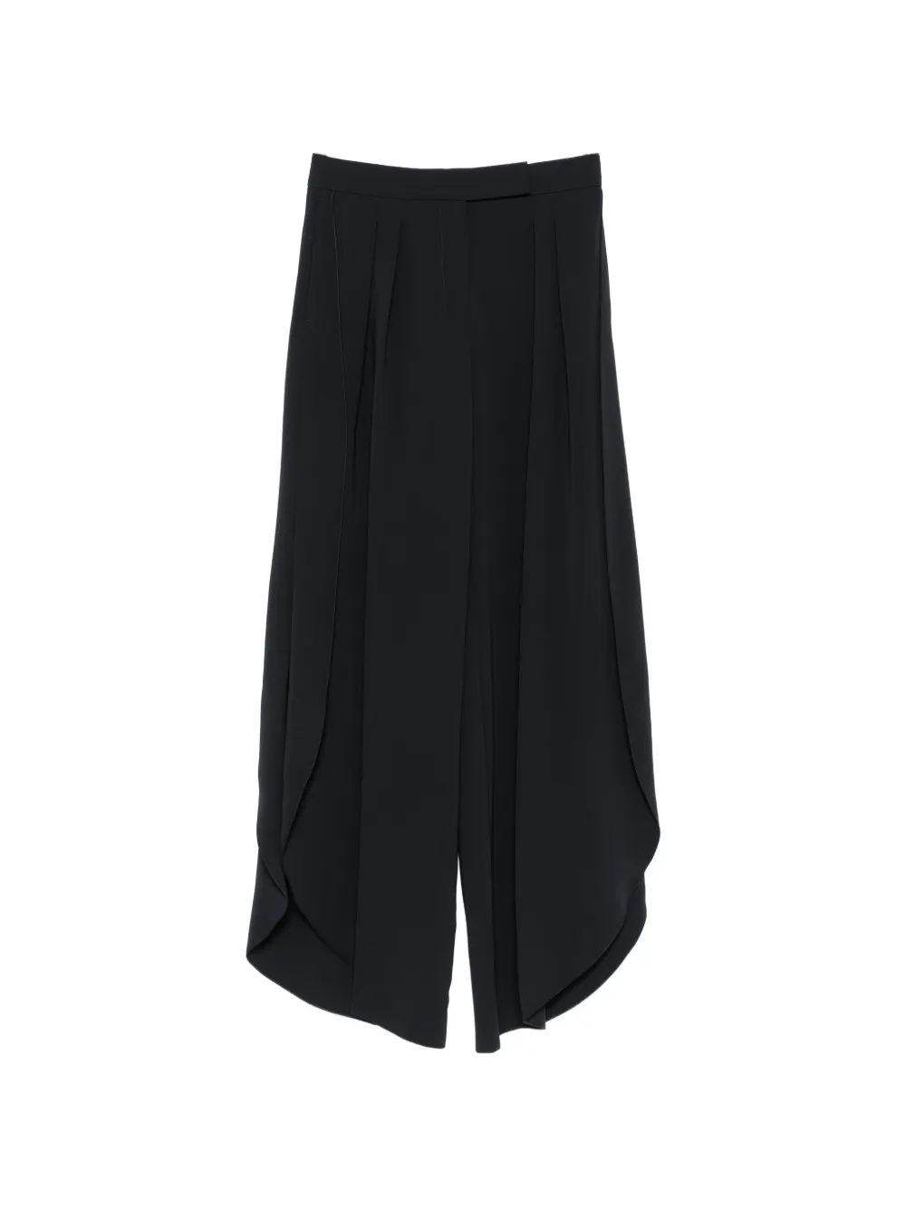 Max Mara pleated wide-leg palazzo pants - Black